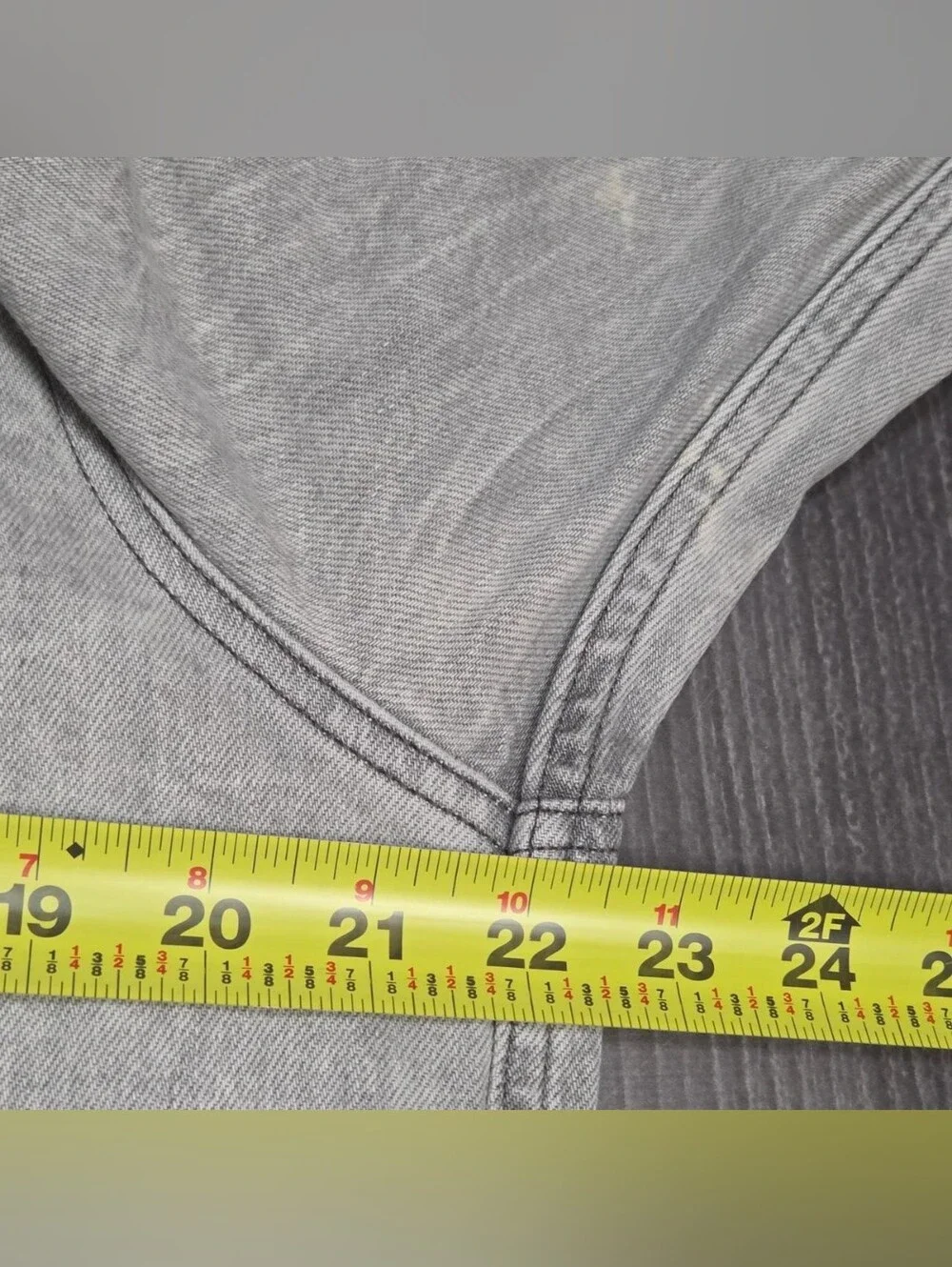 G-Star Raw Men's Faded Carbon Gray Arc Deconstructed 3D Slim Denim Jacket XXL